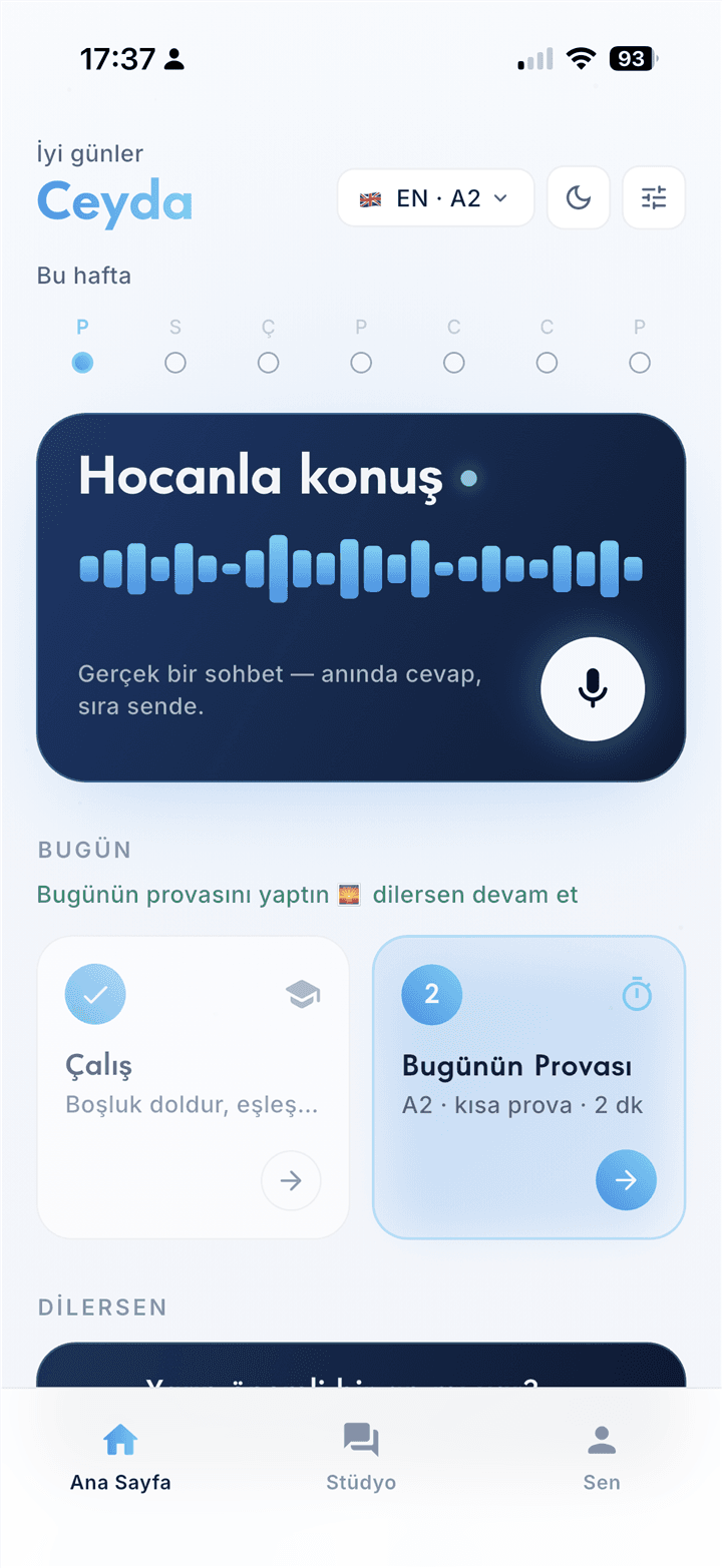 Prova ana ekran