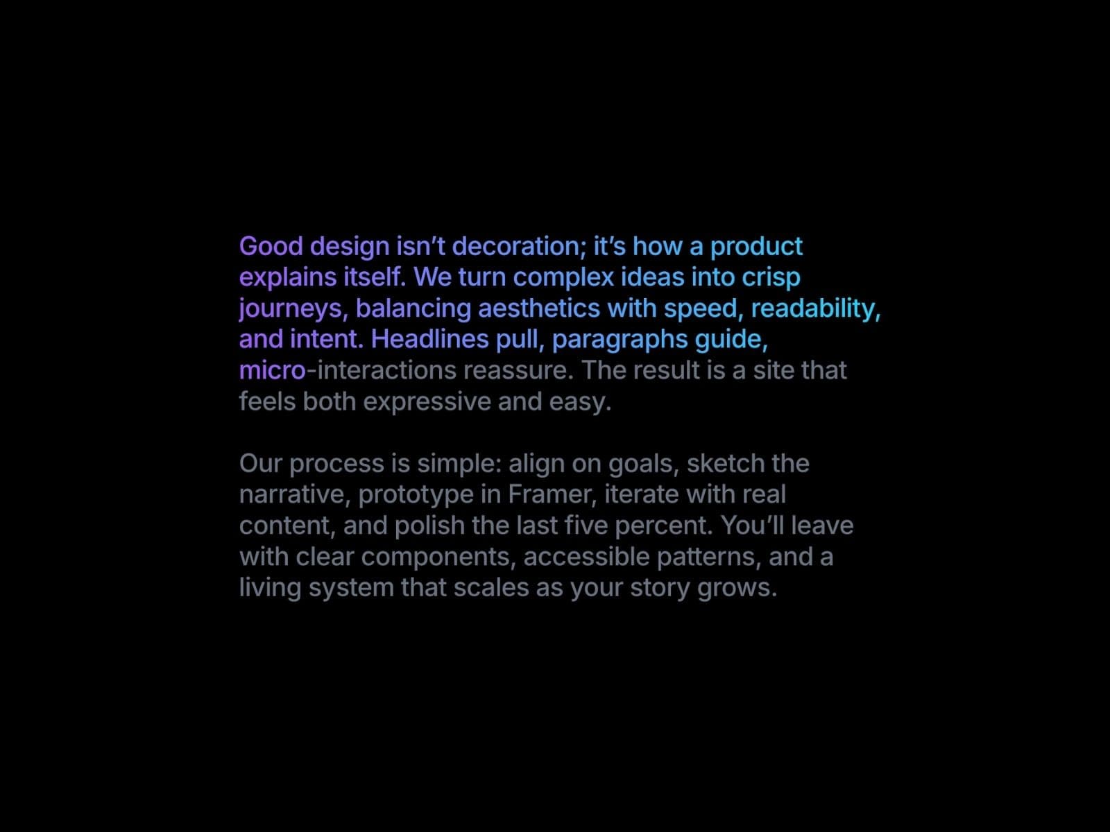 Auora Text Reveal