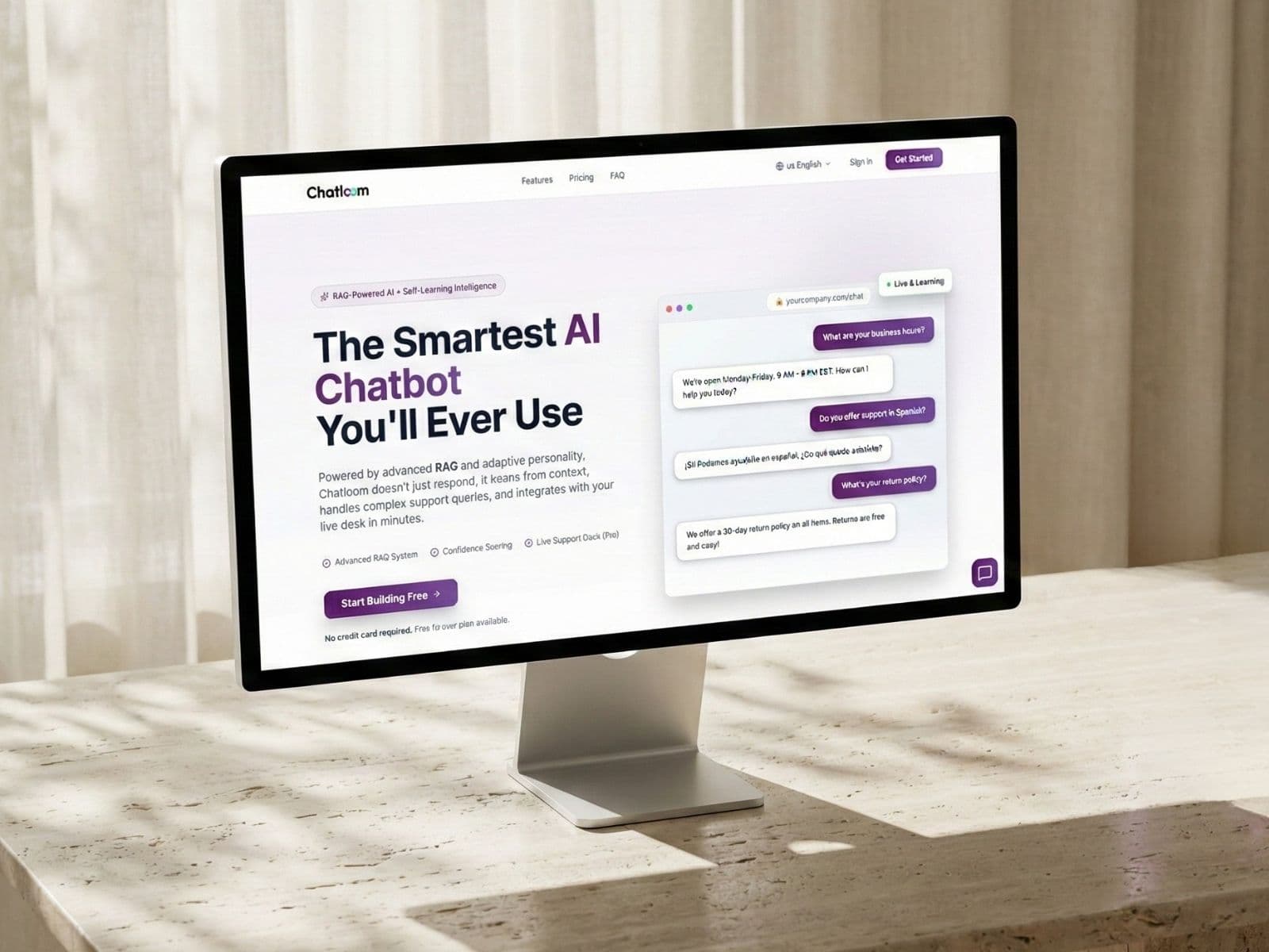Chatloom AI chatbot product
