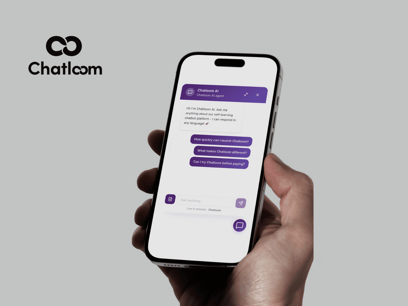 Chatloom mobile handoff