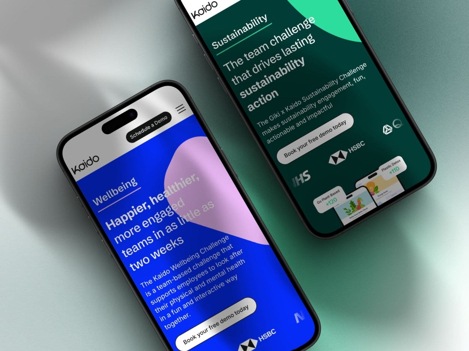 Kaido mobile product shots