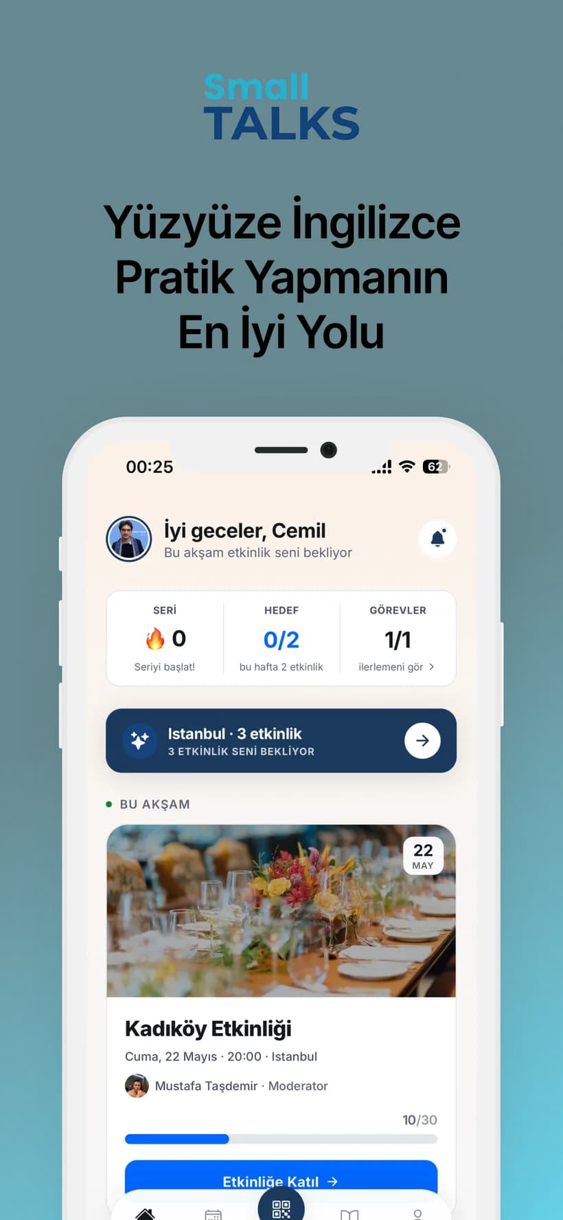 SmallTalks member app — App Store screen 1